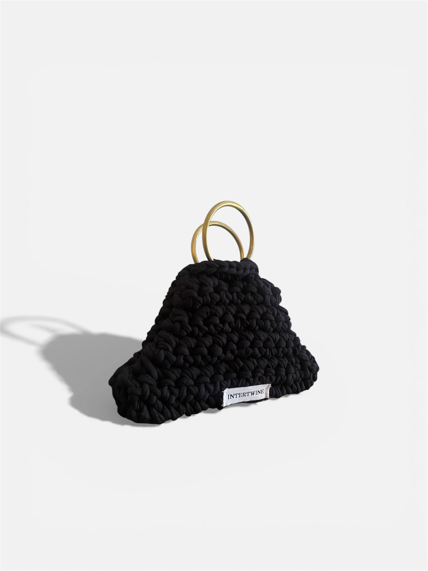 The Pyramid Bag-PITCH BLACK
