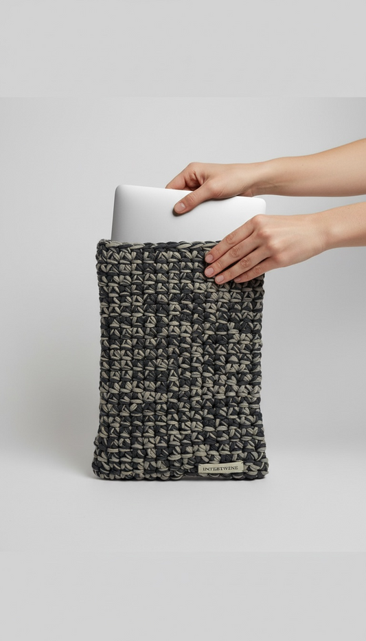 Grey Duo Laptop Sleeve